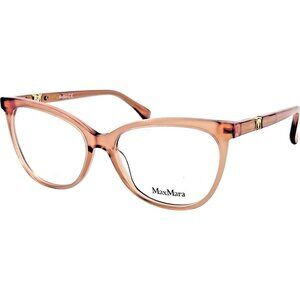 Max Mara MM5018 Women's Eyeglass Frame Shiny Milk Nude